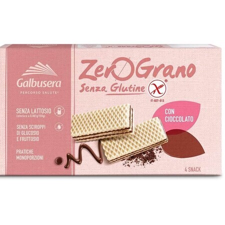 Glutenfreie Schokoladenwaffeln, 180 gr, Galbusera