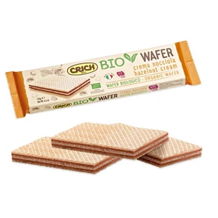 Wafel met hazelnootcrème Eco, 125 gr, Crich