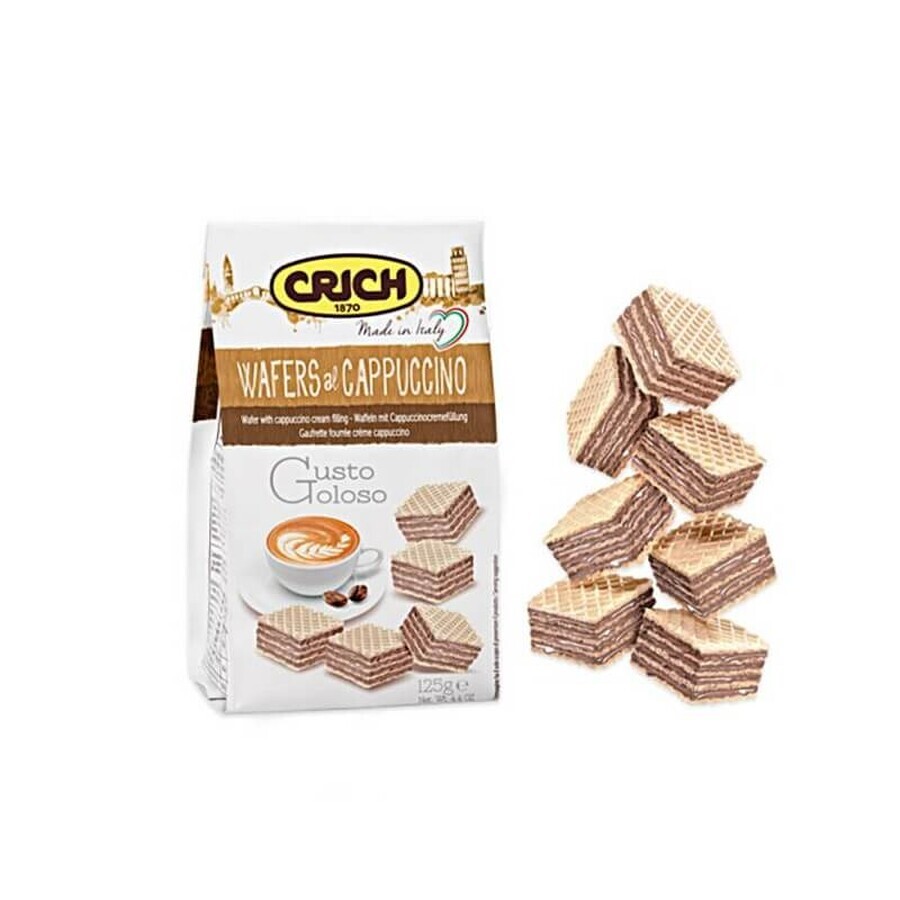 Napolitane met cappuccino crème, 125 gr, Crich