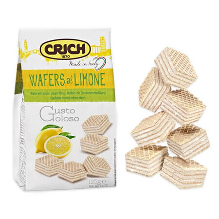 Napolitane with lemon cream, 125 gr, Crich