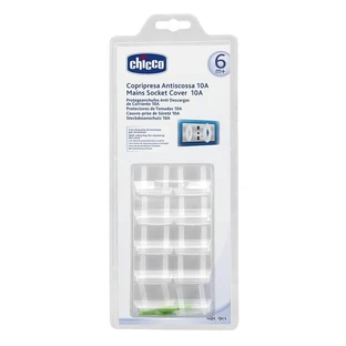 Chicco Veilige stekkers voor stopcontact (10A) 6m+, 10 stuks