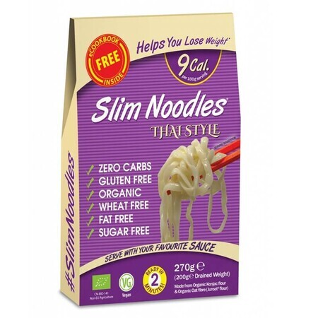 Biologische Thaise konjac noedels, 270g, Slim Pasta