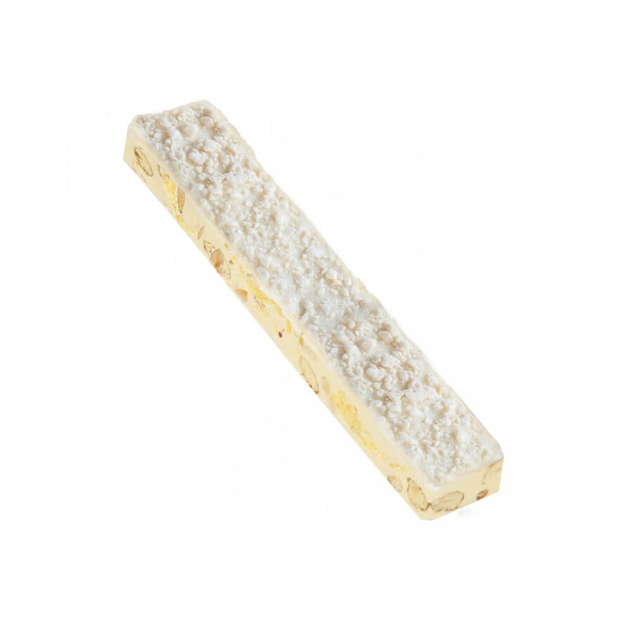 Tavoletta di torrone al cioccolato bianco, 100g, Quaranta