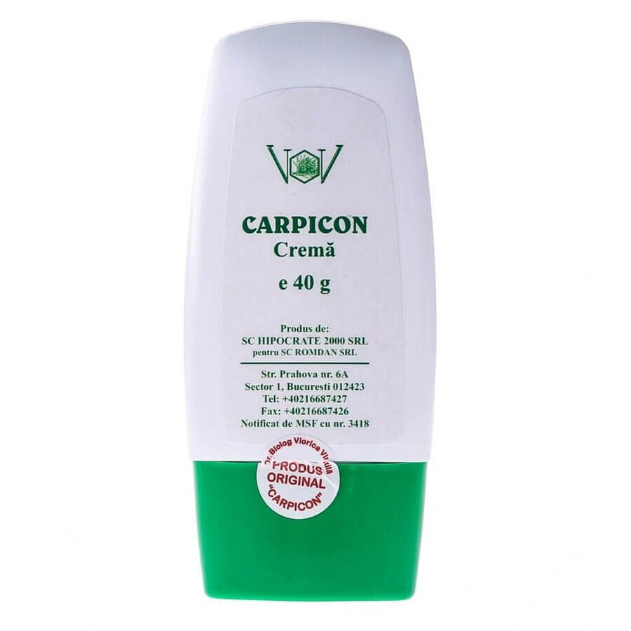 Crème Carpicon, 40 g, Romdan