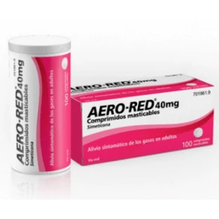 AERO RED 40 MG 100 COMPRIMIDOS MASTICABLES
