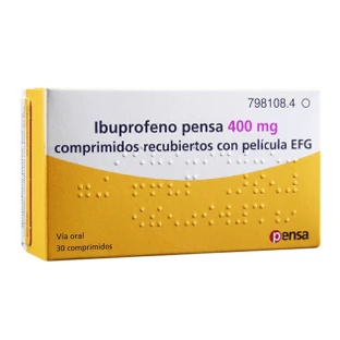 IBUPROFENO PENSAVITAL EFG 400 MG 20 COMPRIMIDOS RECUBIERTOS