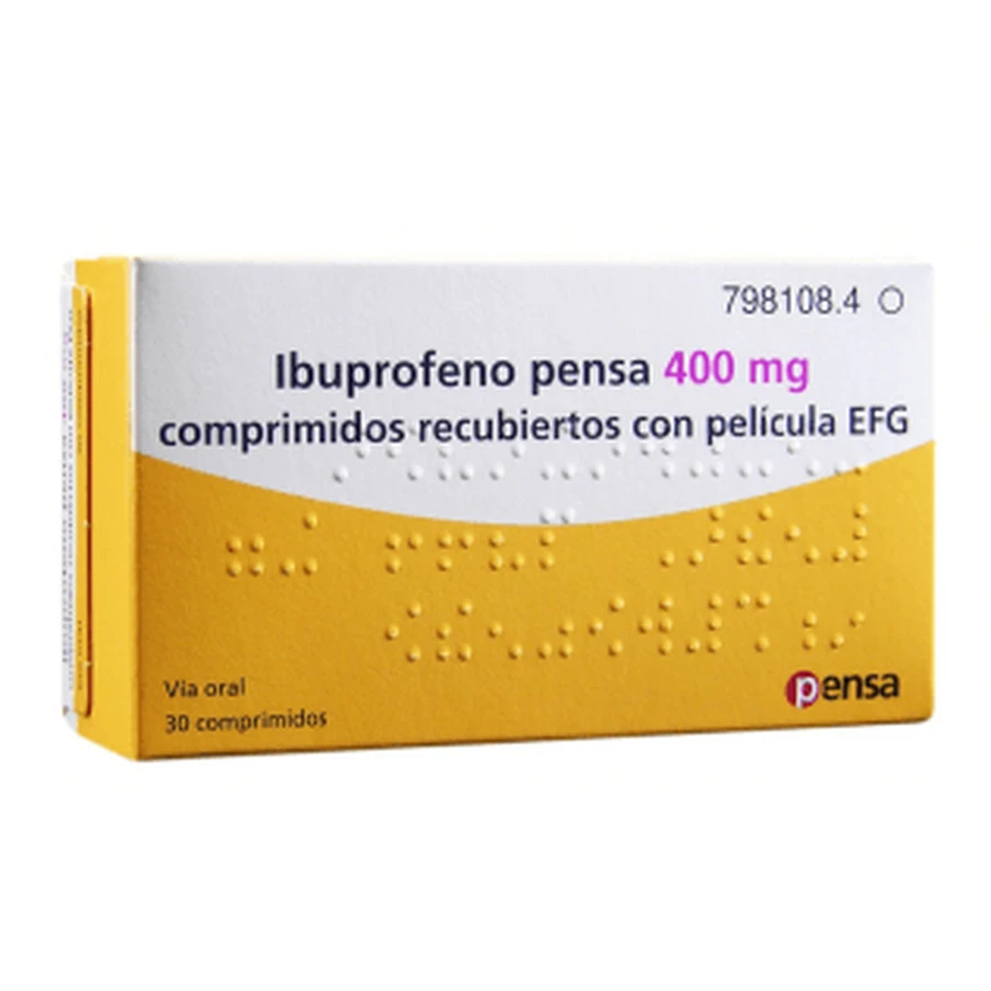 IBUPROFENO PENSAVITAL EFG 400 MG 20 COMPRIMIDOS RECUBIERTOS