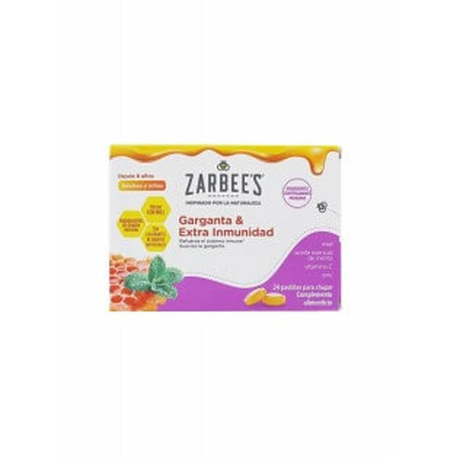 Zarbees Gola e immunità extra 24 pastiglie da succhiare