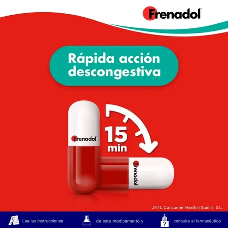 FRENADOL DÉCONGESTIONNANT 16 GÉLULES