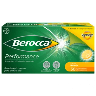 Berocca Performance Sinaasappelsmaak, 30 bruistabletten