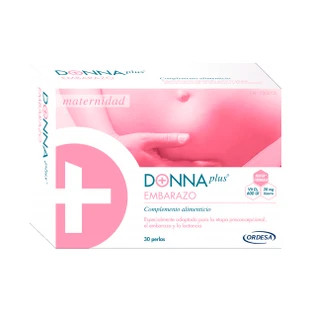 Ordesa Donna Donna Plus+ Nahrungsergänzungsmittel für Schwangere, 30 Perlen