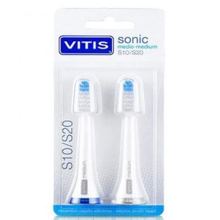 Vitis Sonic S10/S20 Medium borstelvervanging 2u