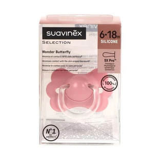 Suavinex Premium Fysiologische Siliconen Fopspeen 6-18 maanden