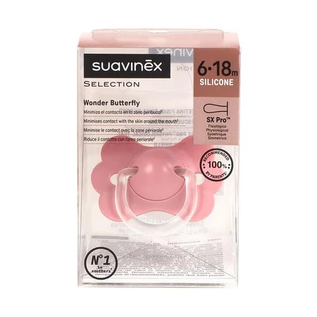 Suavinex Premium Fysiologische Siliconen Fopspeen 6-18 maanden