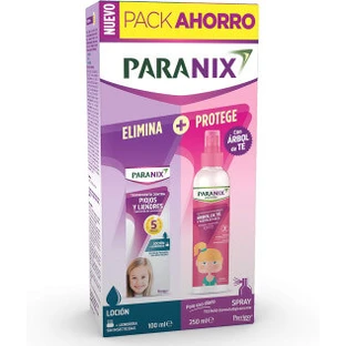 Paranix Éliminateur de poux et de lentes + Arbre à thé 1 flacon 150ml + 1 flacon 250ml Pack