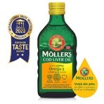 Omega 3 levertraan citroen, 250 ml, Moller's