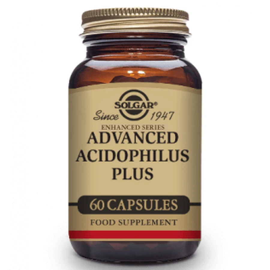 Solgar Advanced Acidophilus Plus, 60 Kapseln