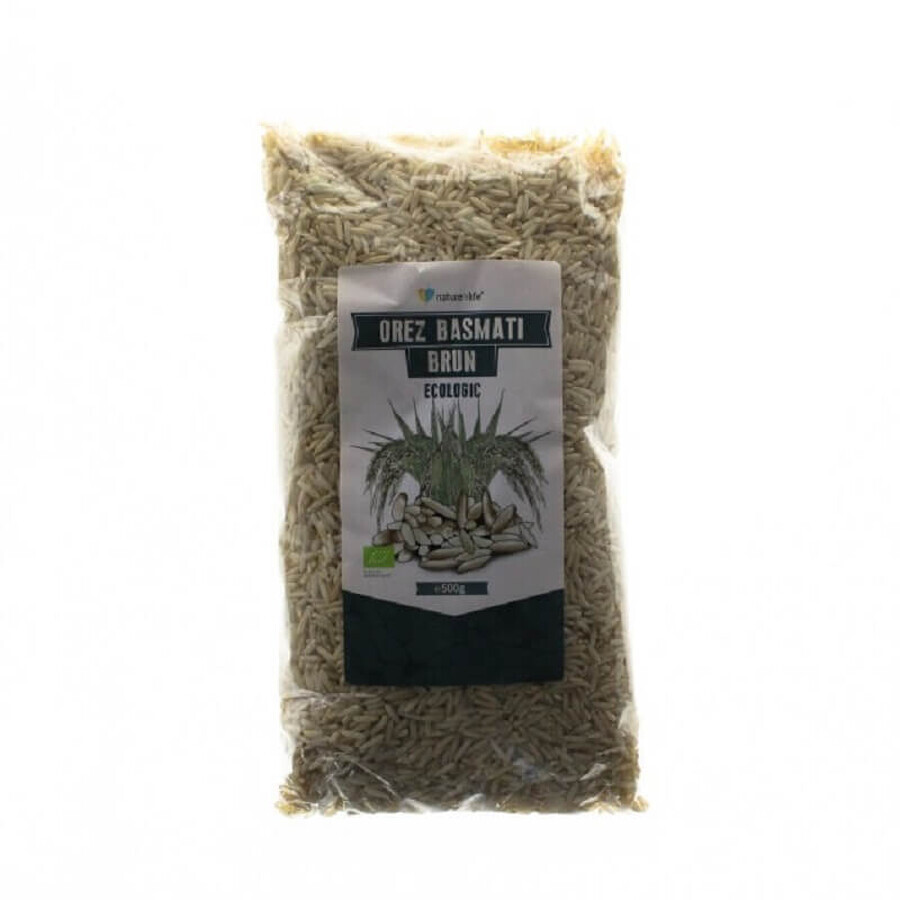 Organic Brown Basmati Rice, 500 gr, Nature4Life