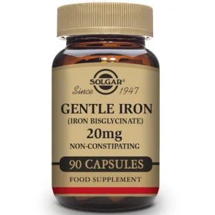 Solgar Eisen Gentle™ (Eisen Bisglycinat) - 90 Veggie-Kapseln