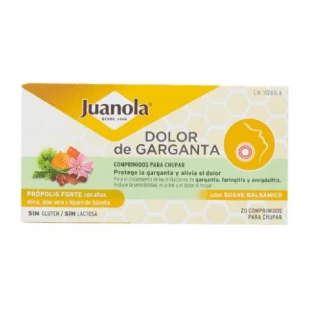 Angelini Juanola Keelpijn Propolis FORTE, 20 tabletten