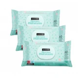 Suavinex Dermo vochtinbrengende doekjes 3 pakken 60 doekjes Pack