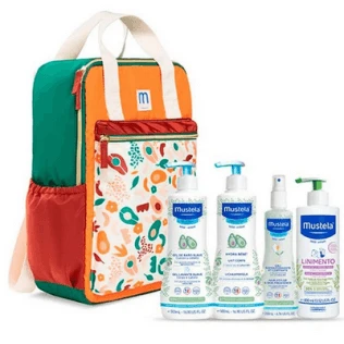 Mustela Familie Avonturen Rugzak Terracotta
