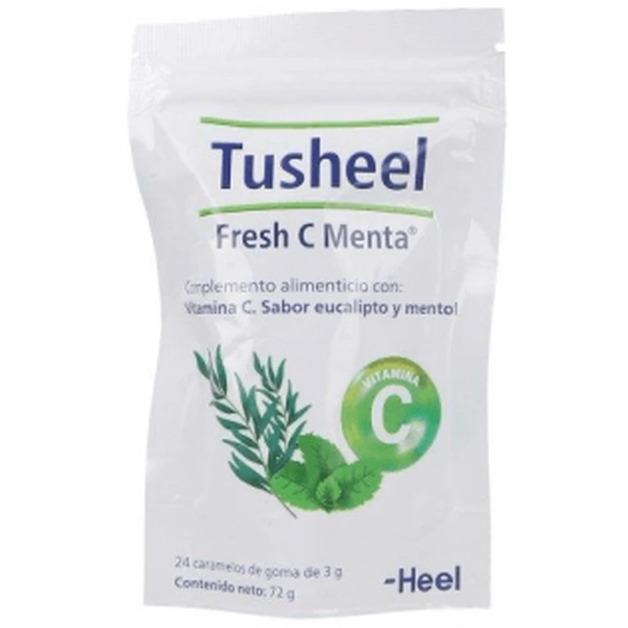 Heel Tusheel Fresh C Mint 24 snoepjes Eucalyptus & Menthol
