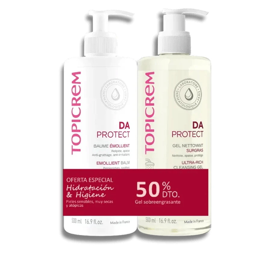 Pachet topicrem DA Balsam 500 ml + DA Superfatting Gel 500 ml