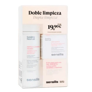 Sensilis PACK Dubbele Reinigingsmousse 200ml + Kalmerende Balsem 25ml