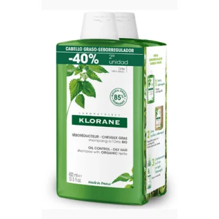 Klorane DUPLO Brandnetel Shampoo 2X400 ml
