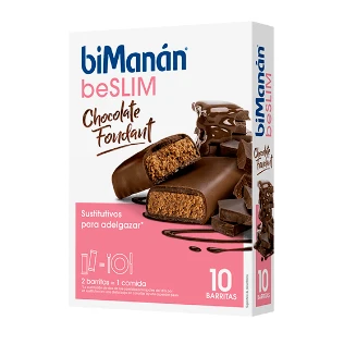 Biman BeSLIM Chocolade Foundant Repen, 10u