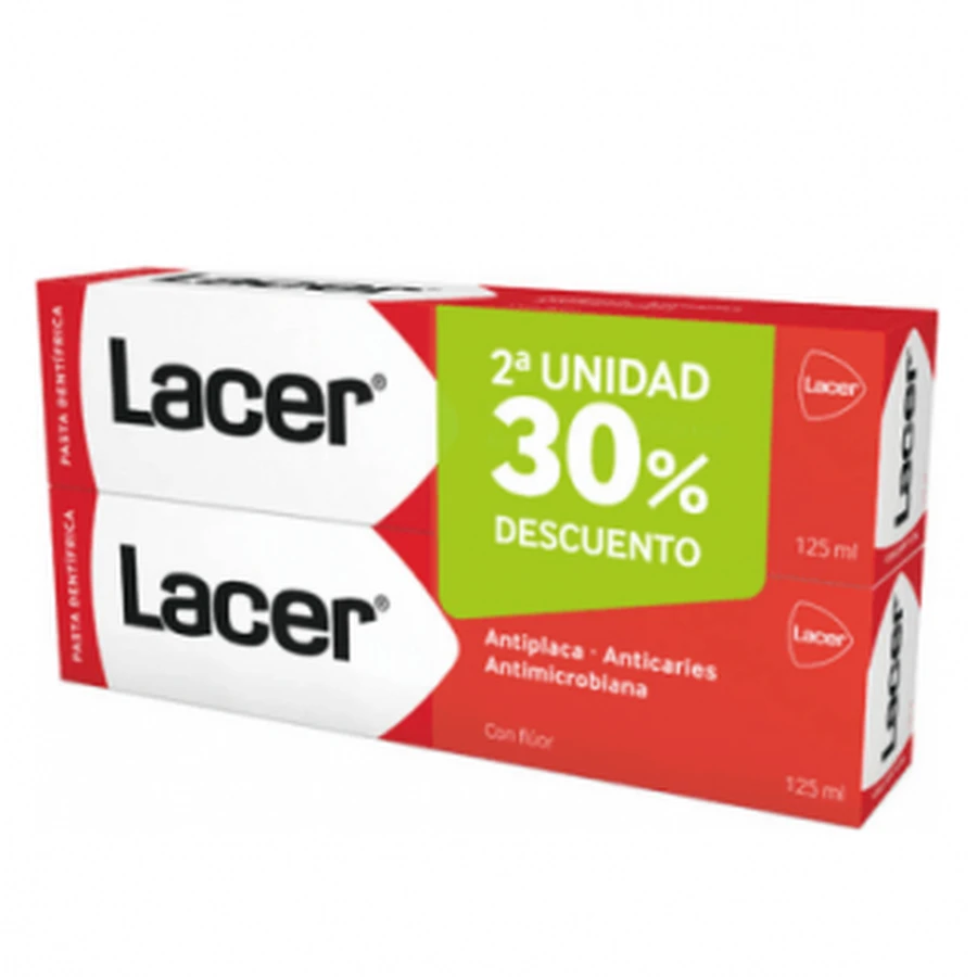 Lacer DUPLO Pasta Dental, 2 x 125ml