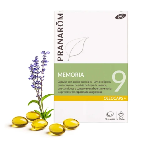 Pranarom Oleocaps 9 Memory, 30 capsules