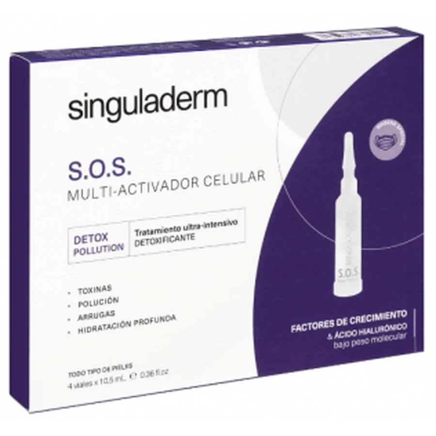Singuladerm SOS Detox 4Uds x10.5ml