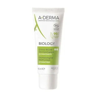 Aderma Biology Crema Rica Dermatologica Hidratante 40ml