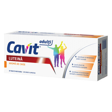 Cavit Adult Lutein, 20 chewable tablets, Biofarm