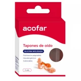 Acofar Bouchons d'oreilles rigides en silicone moulé 2u
