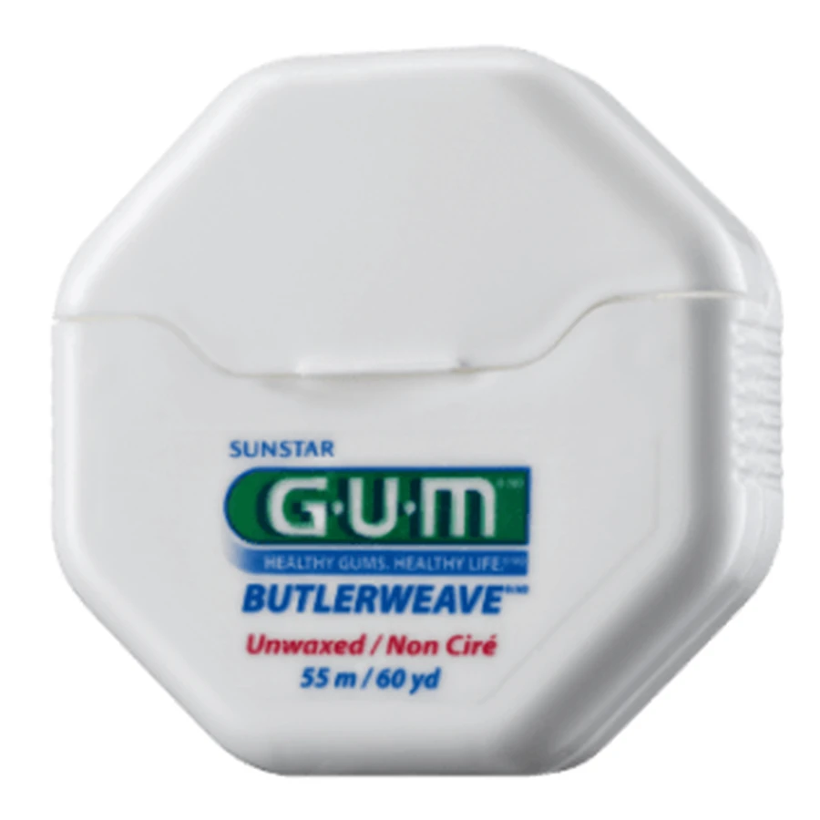 GUM ButlerWeave Dental Floss Met Was 55m