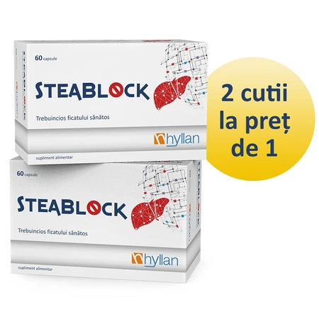 Steablock pakket, 60 + 60 capsules, Hyllan