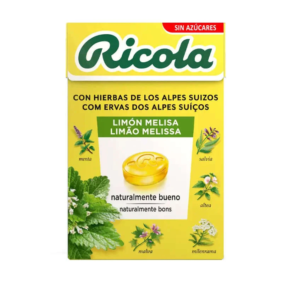 Ricola Suikervrij Citroen Citroenmelisse Snoep 50 g
