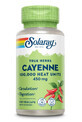 Cayennepeper 450 mg Solaray, 100 capsules, Secom