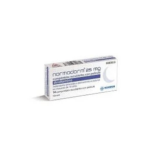 NORMODORM 25 MG 14 COATED TABLETS