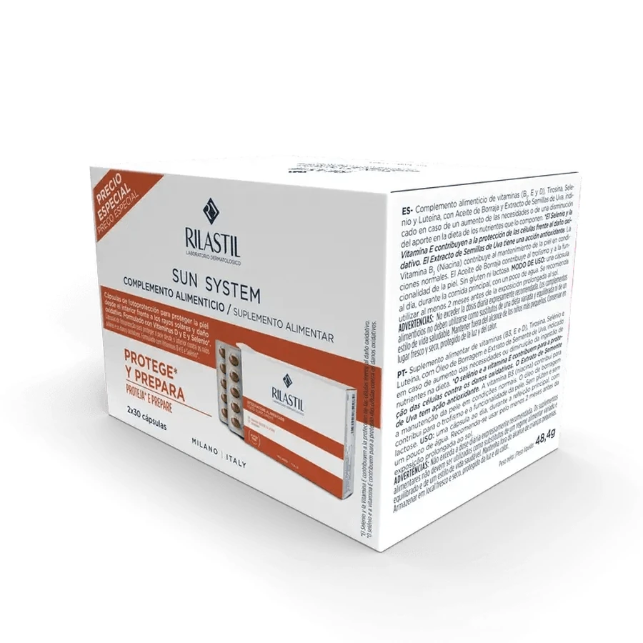 Rilastil Sun System DUPLO Oral 2x30 capsule