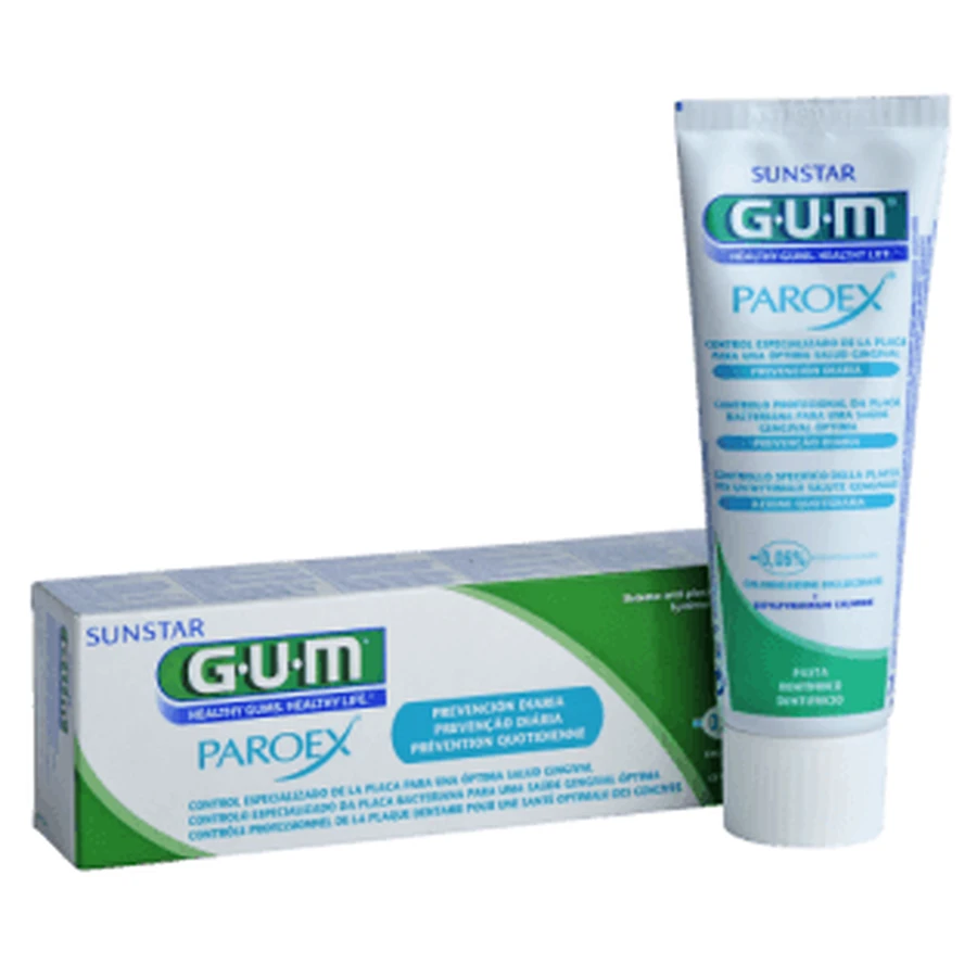 GUM Paroex Prävention Prävention Pflegepaste 0,06%, 75 ml