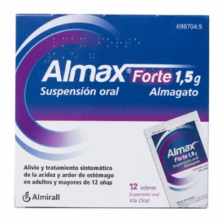 ALMAX FORTE 1,5 G 12 SACHETS ORALE SUSPENSIE