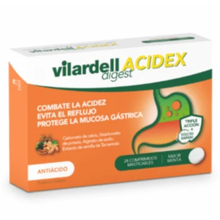 Vilardell Digest Acidex 24 kauwtabletten Pepermunt
