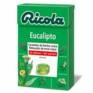 Ricola Sugarfree Candies Eucalyptus 50g