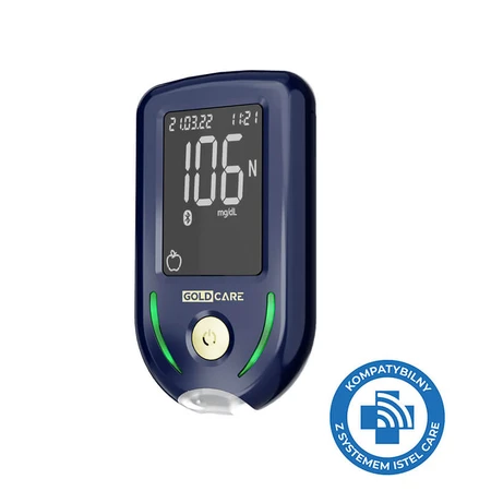  Diagnostic Gold Care, kit de medición de glucosa en sangre, medidor + accesorios