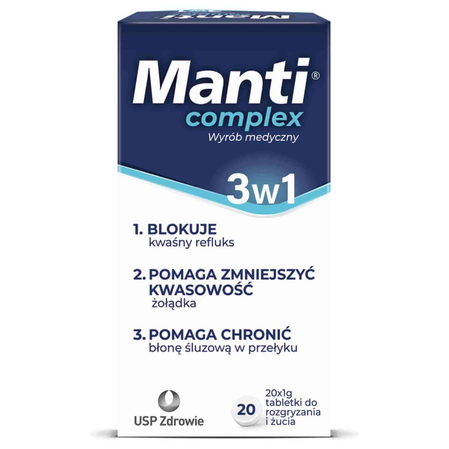 Manti Complex, 20 Kautabletten