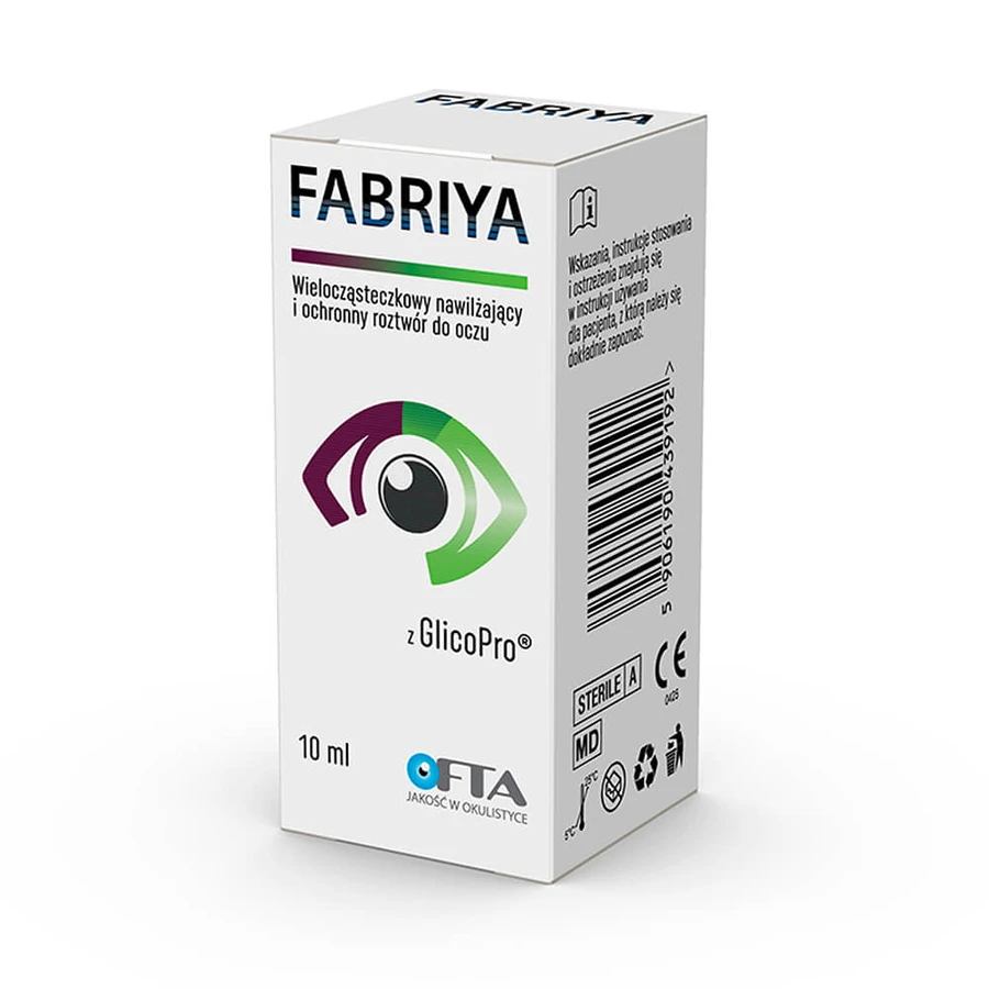 Fabriya, colirio, solución multipartículas, 10 ml